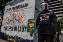 Aksi Setop Perbudakan...
