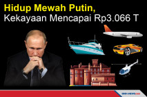 Hidup Mewah Putin, dengan...