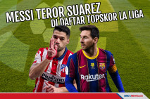 Messi Teror Luis Suarez...