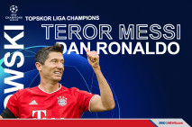Lewandowski Teror Messi-Ronaldo...