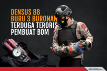 Densus 88 Buru 3 Buronan...