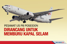 Pesawat US P8 Poseidon...