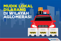 Mudik Lokal Dilarang,...