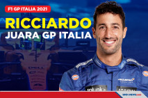 Hasil Formula 1 GP Italia...