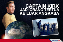Pemeran Captain Kirk...