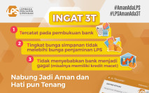 Ingat 3T, Nabung Aman...