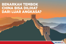 Tembok China Bisa Dilihat...