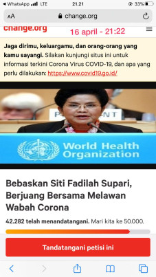 Puluhan Ribu Dukungan...