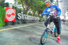 Saleh Husin Gowes Sepeda...