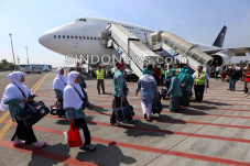 Para Jamaah Haji Pasrah...