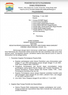 Disdik Palembang Tunda...