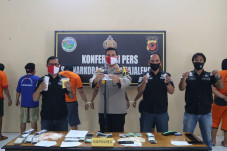 Ungkap 5 Kasus Narkoba,...
