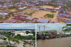 Dampak Banjir dan Tanah...
