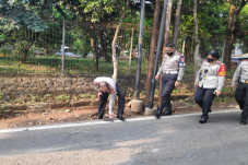 Cek TKP Tewasnya Briptu...