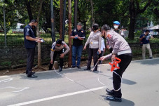 Olah TKP Tewasnya Anggota...