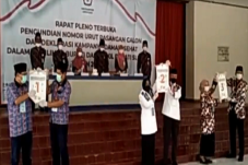 KPU Sleman Undi Nomor...