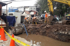 Tinjau Pengerukan, Plt...