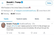 Lewat Twitter, Trump...