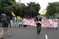Demo Tolak Omnibus Law...