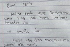 Ini Isi Surat Cinta...