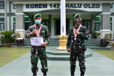 Harumkan Sultra, 2 Prajurit...