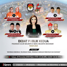Debat Publik Kedua Pilwalkot...