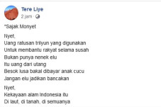 Sajak Monyet Tere Liye