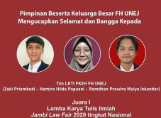 Mahasiswa FH Unej Juara...