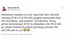 Mahfud MD Bicara Keadilan...