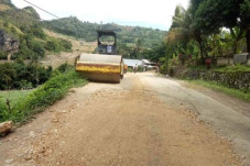 Jalan Rusak yang Ditanami...