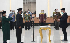 Dilantik, Bernad Sutrisno...