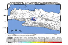 Gempa Berpusat di Darat...