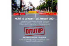 PPKM Kota Bogor, Jalan...