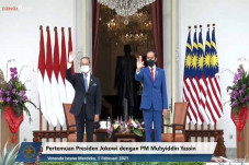Jokowi dan PM Malaysia...