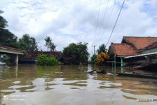Banjir di Karangligar...
