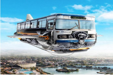 Viral, DAMRI Terbang...