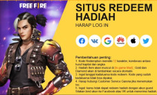 Garena Tebar Kode Redeem...