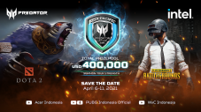 Lomba Dota 2 dan PUBG...