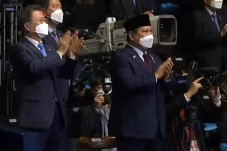 Menhan Prabowo Hadiri...