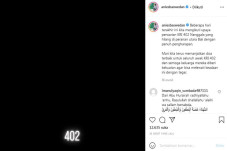 Anies Posting 402 dengan...