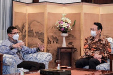 Bertemu Dubes Jepang,...