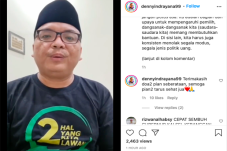 Positif Covid-19, Denny...