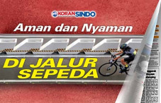 Bersepeda di Jalan Raya,...