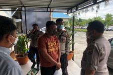 Penampakan Anggota Brimob...