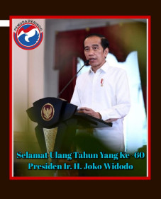 Jokowi Ultah ke-60,...