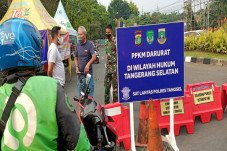 Penyekatan PPKM Darurat...