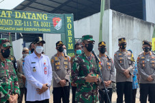 Tinjau Lokasi TMMD Kodim...