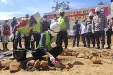 Pembangunan SPN Polda...