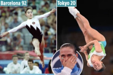 Tangis Oksana Chusovitina...