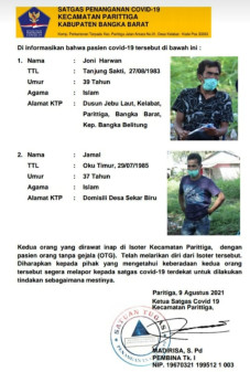 Tak Tahan di Ruang Isolasi,...